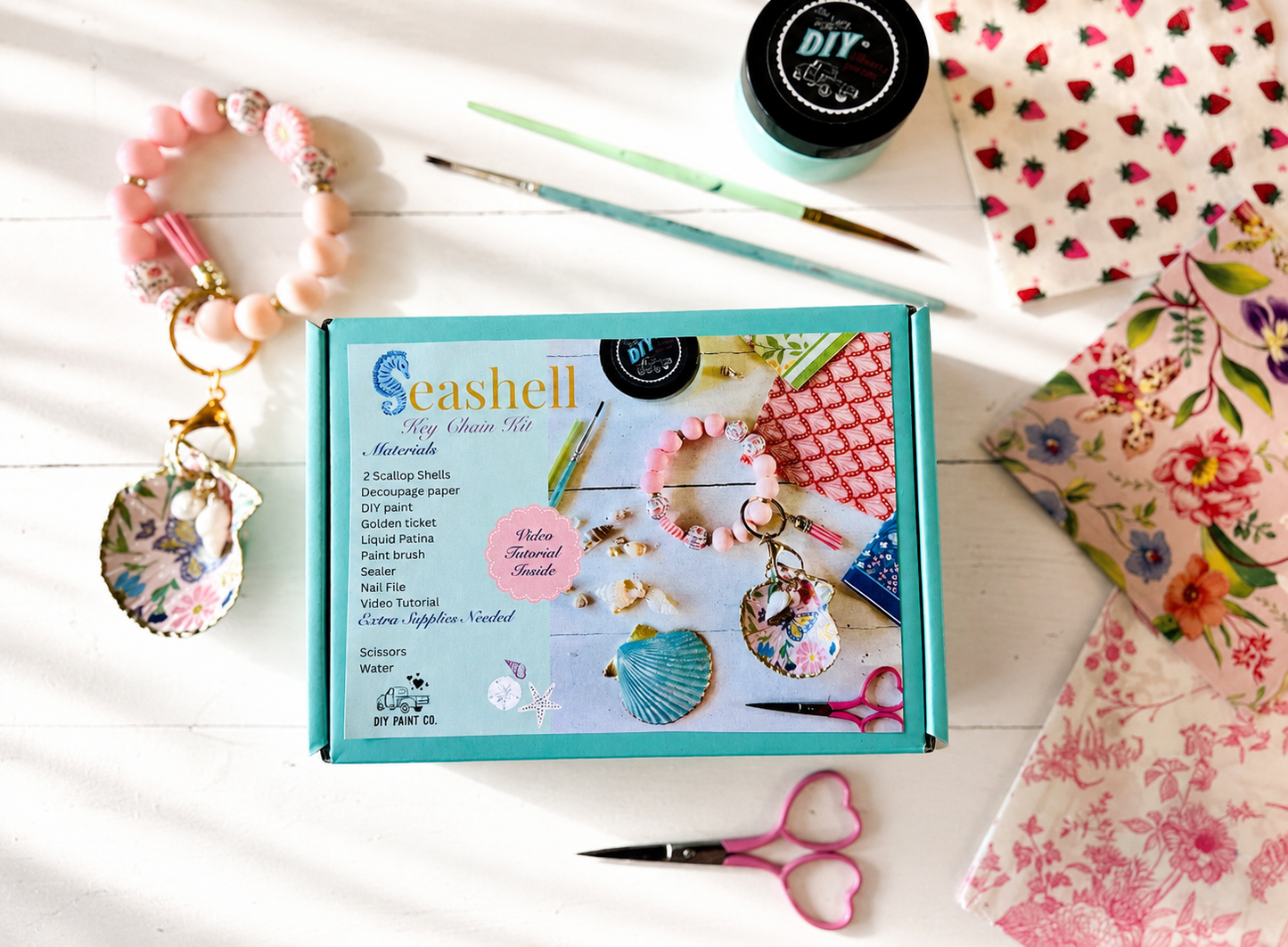Key Chain Decoupage Kit