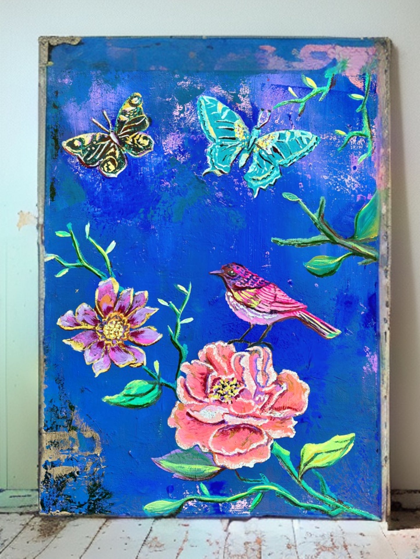 Hopeful Petals Stencil ( new)