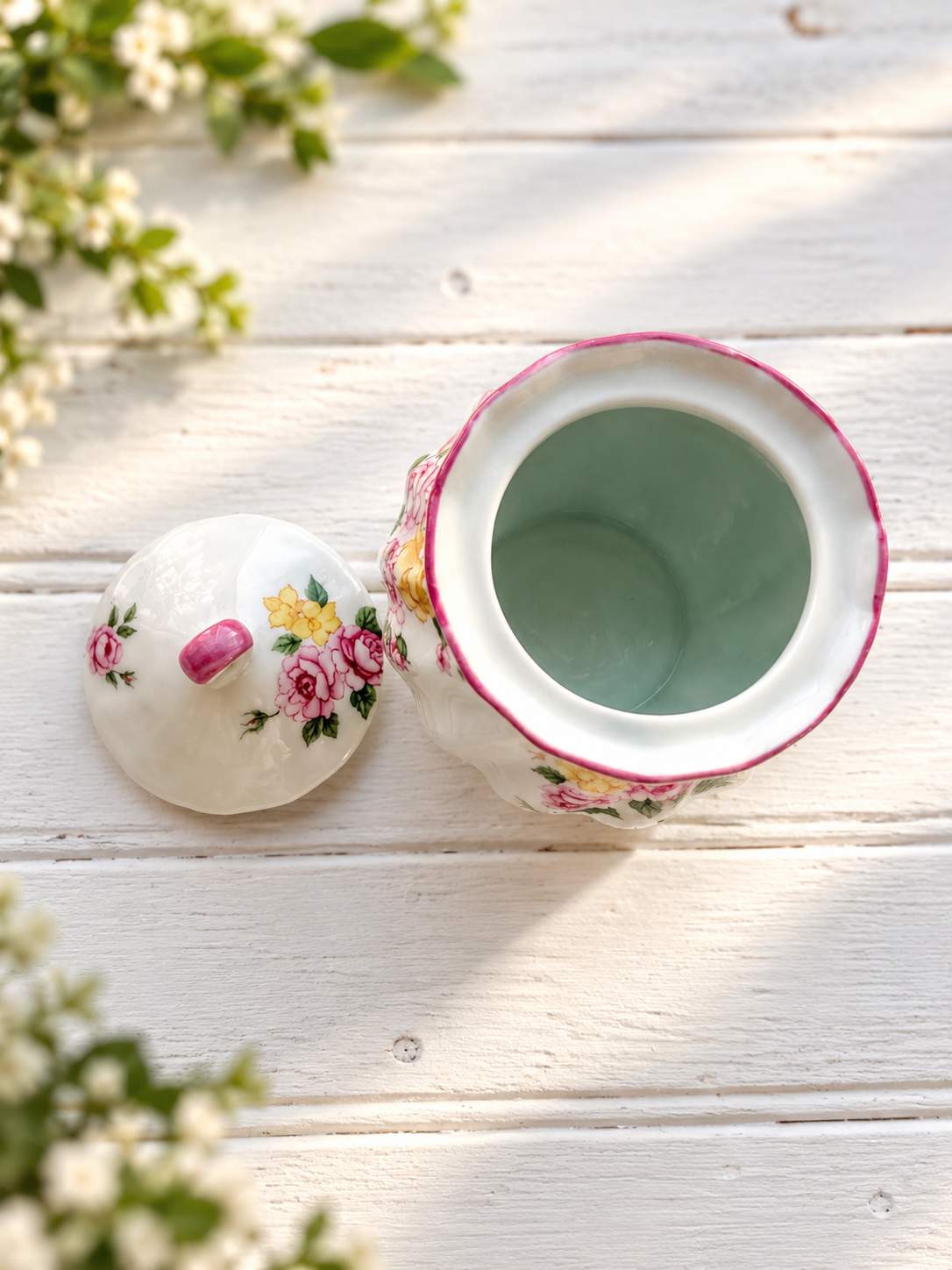Little vintage dish with lid, as seen in Debi's Video