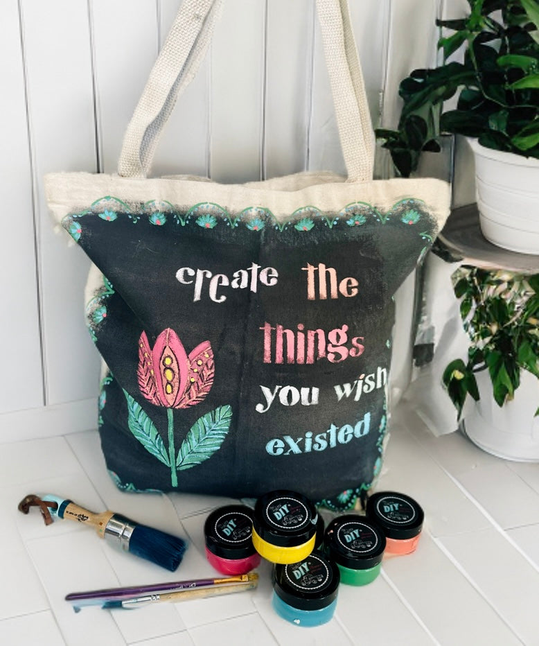 Folk Art Floral Stencil