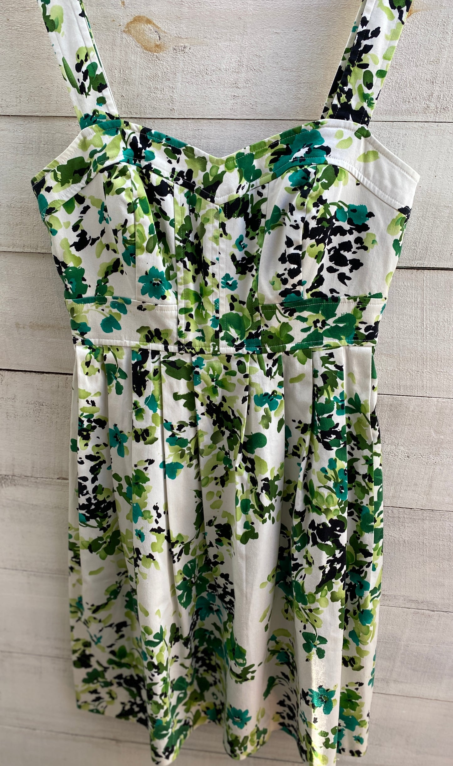 Green Floral Dress