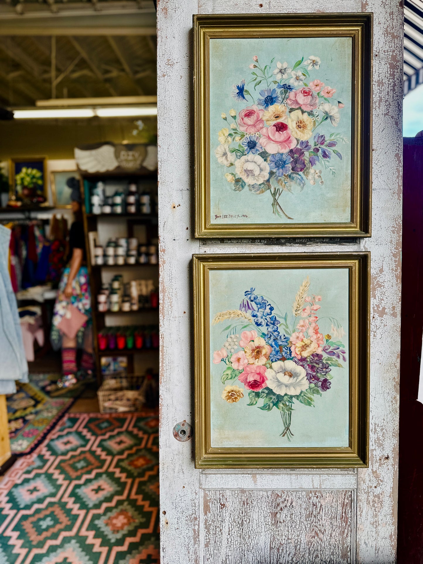 IOMA Lee Davie 1946 vintage paintings