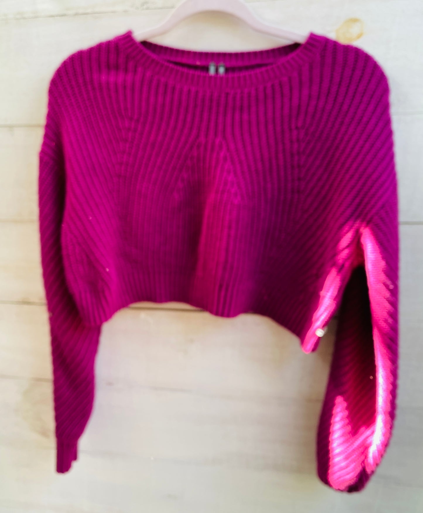 Fuchsia Cropped Sweeter