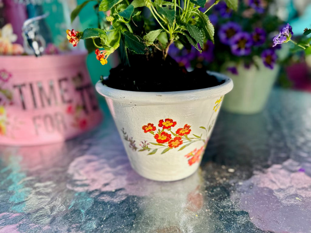 Painted Pots // New IOD // Sold individual