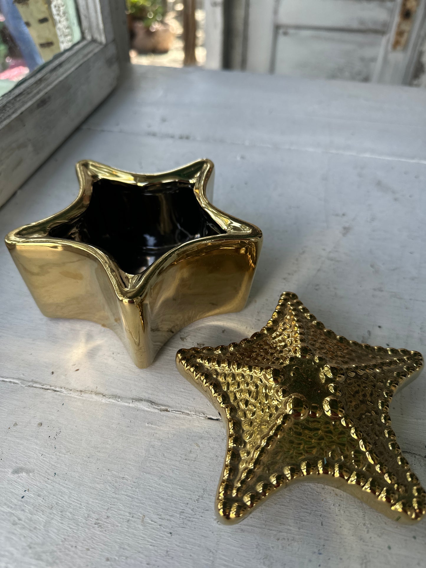 cute thrift store Starfish dish
