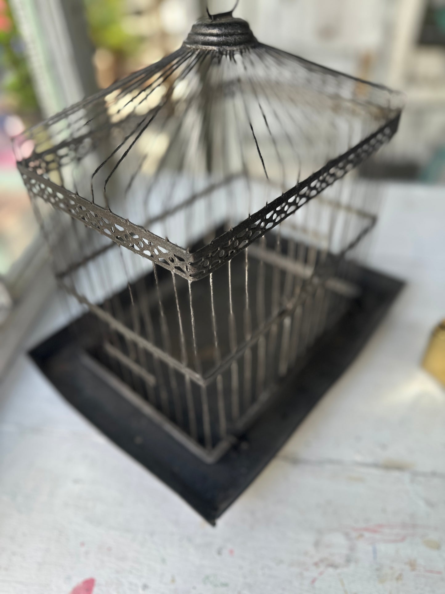 thrift store bird cage