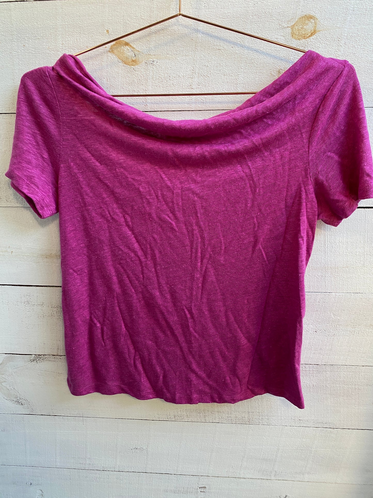 Fuchsia Crop Top ~ Anthropology