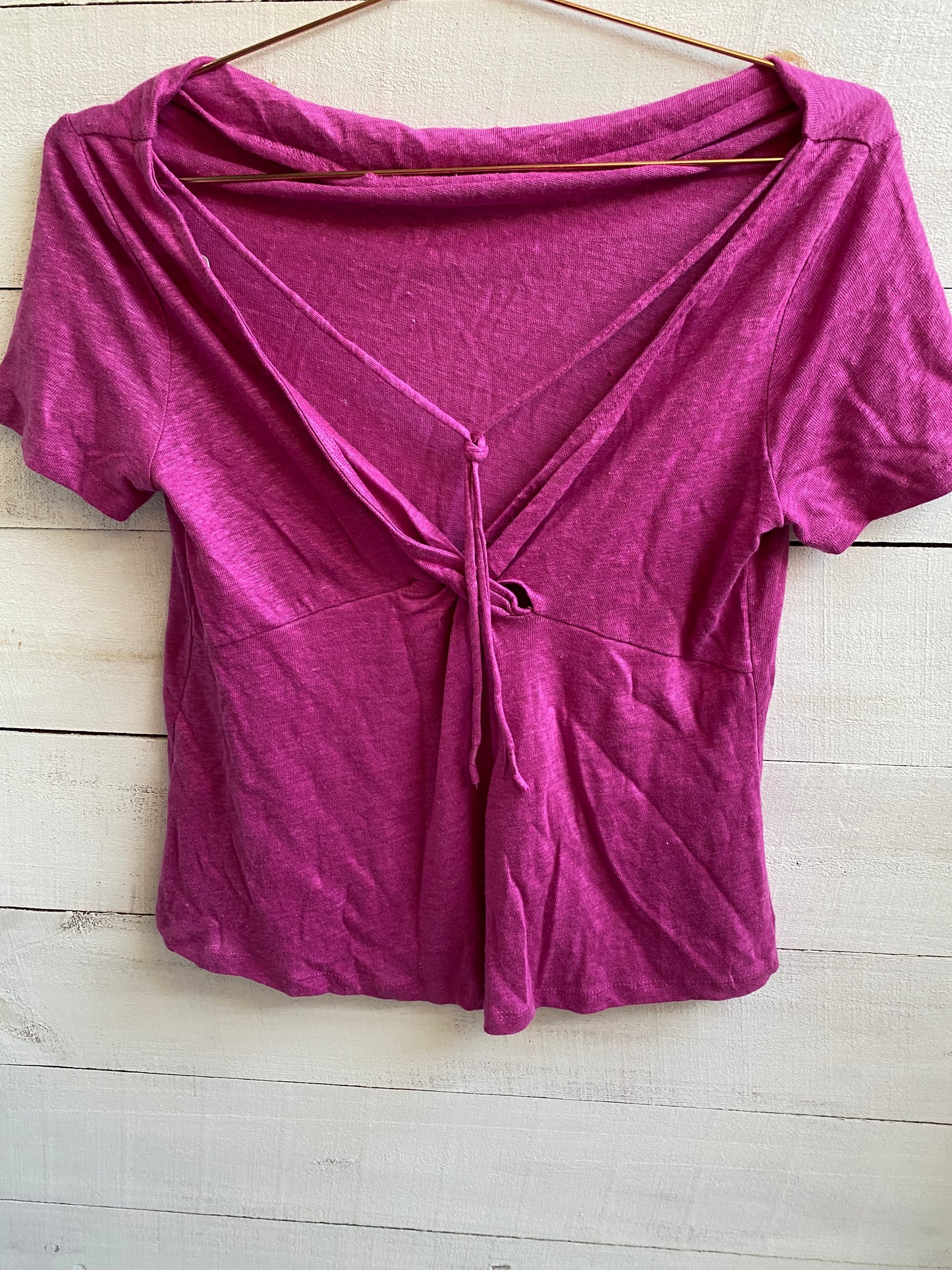 Fuchsia Crop Top ~ Anthropology