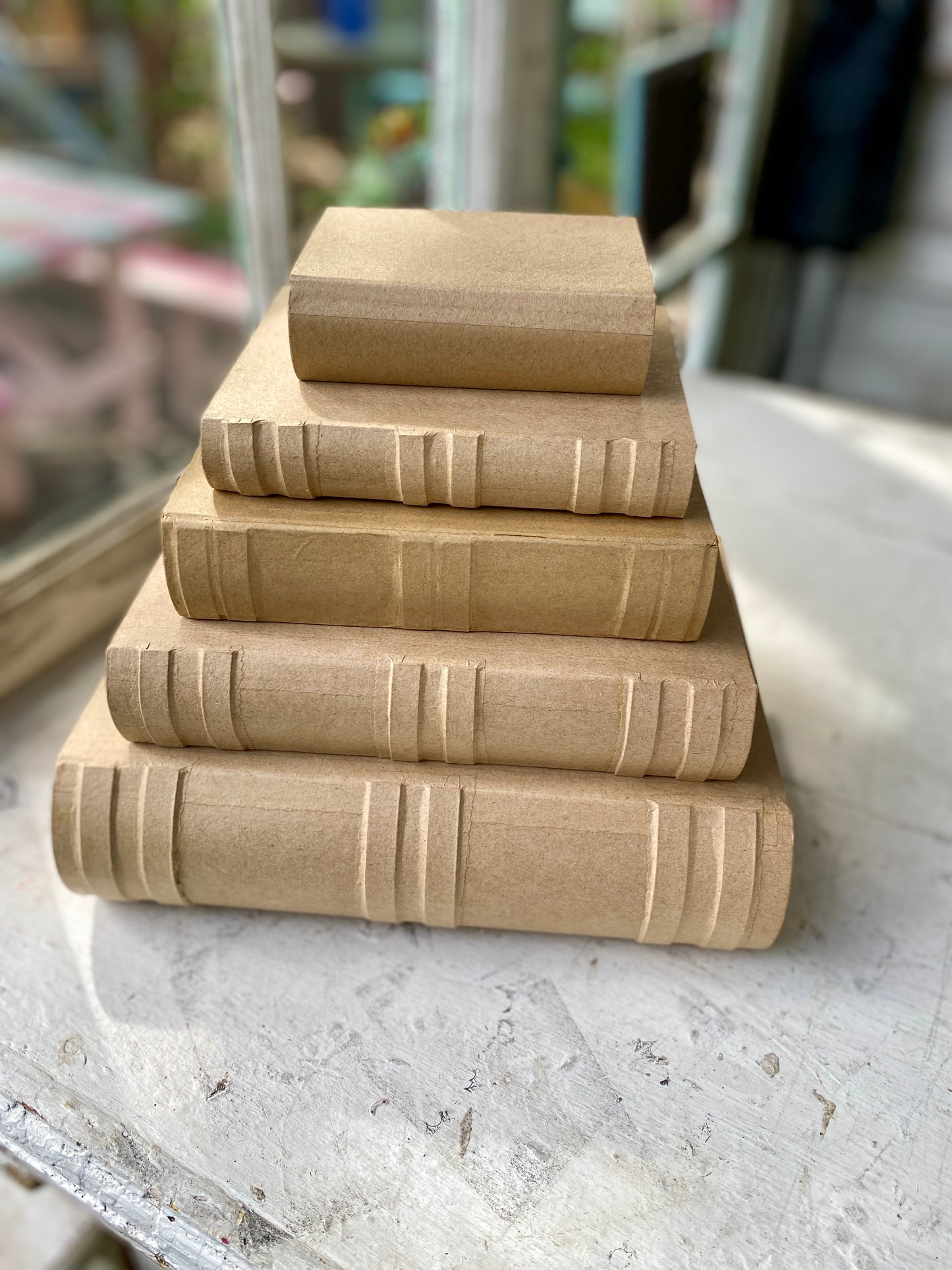 Paper Mache Book Boxes