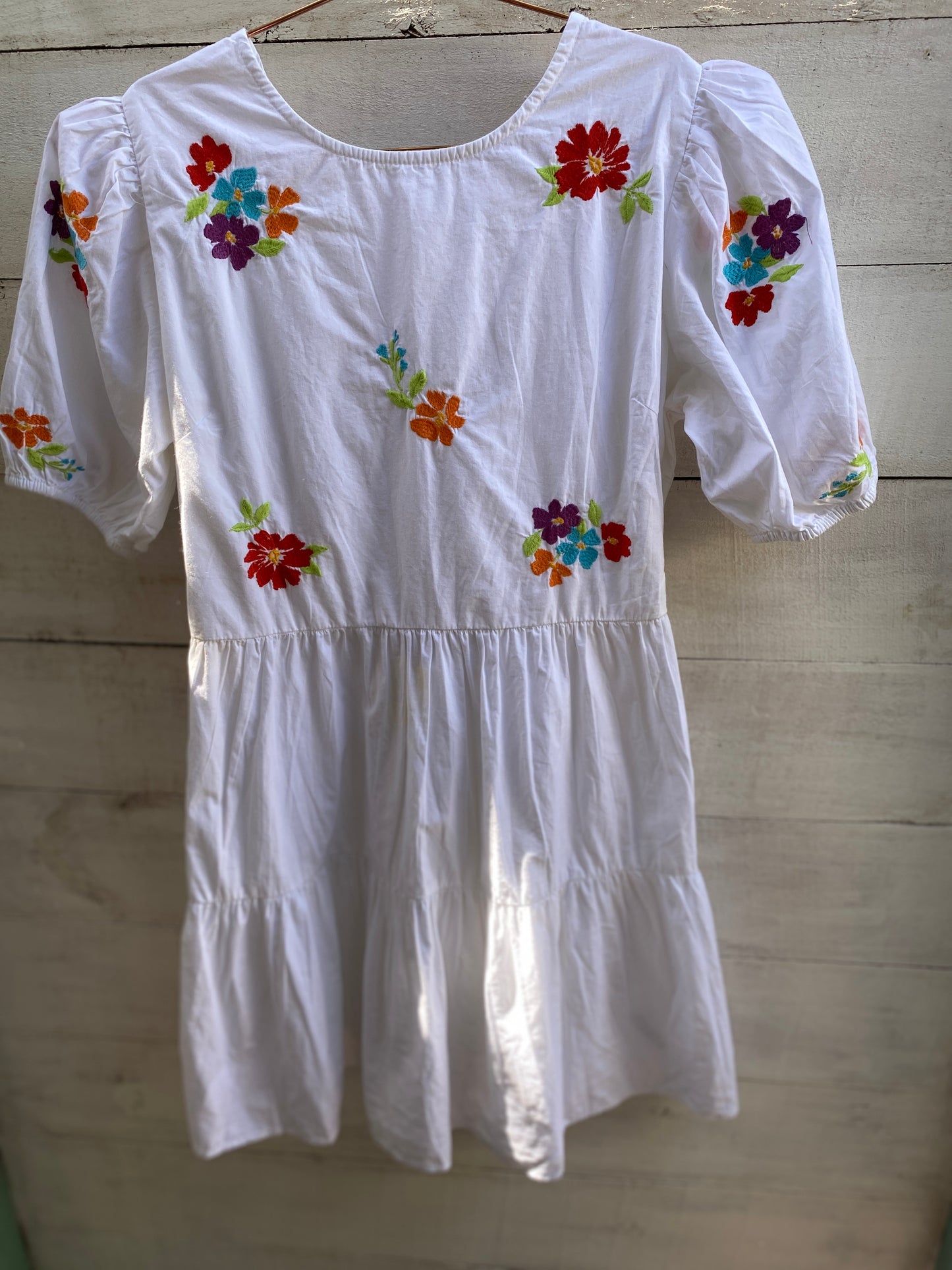 Hand Stiched Floral Dress