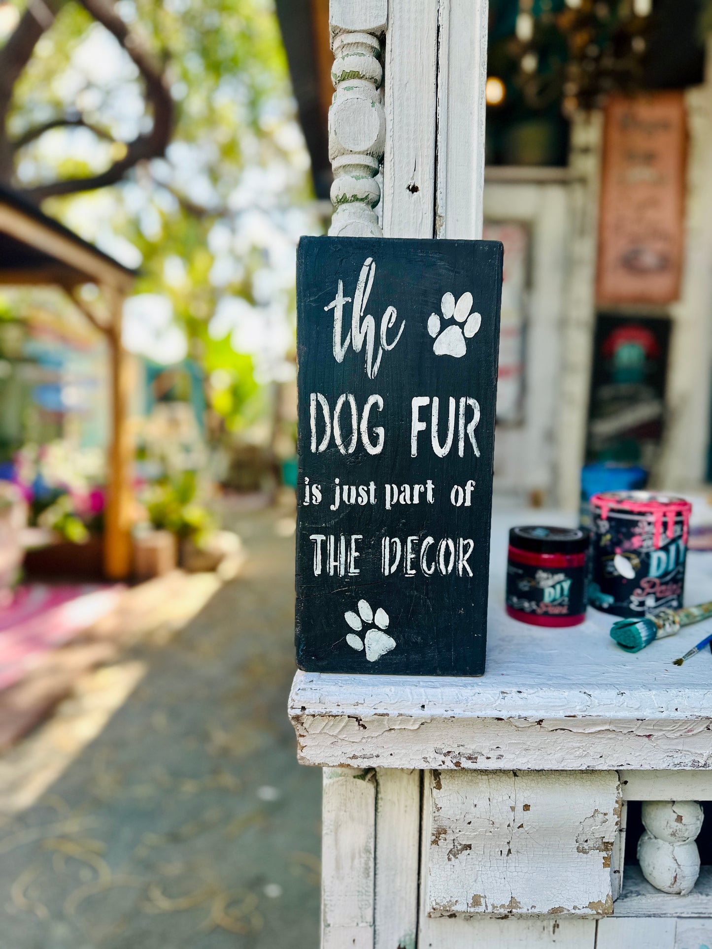 Dog Fur Sign Bar Kit | JRV Stencil Designed by Debi from Debi's Design Diary