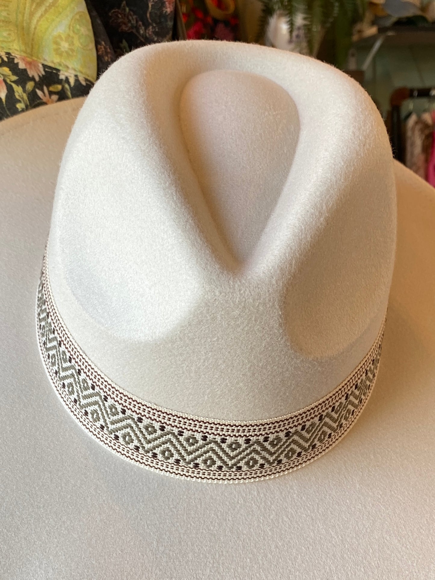 Wide Brim Rancher Hat ~ With Head Band
