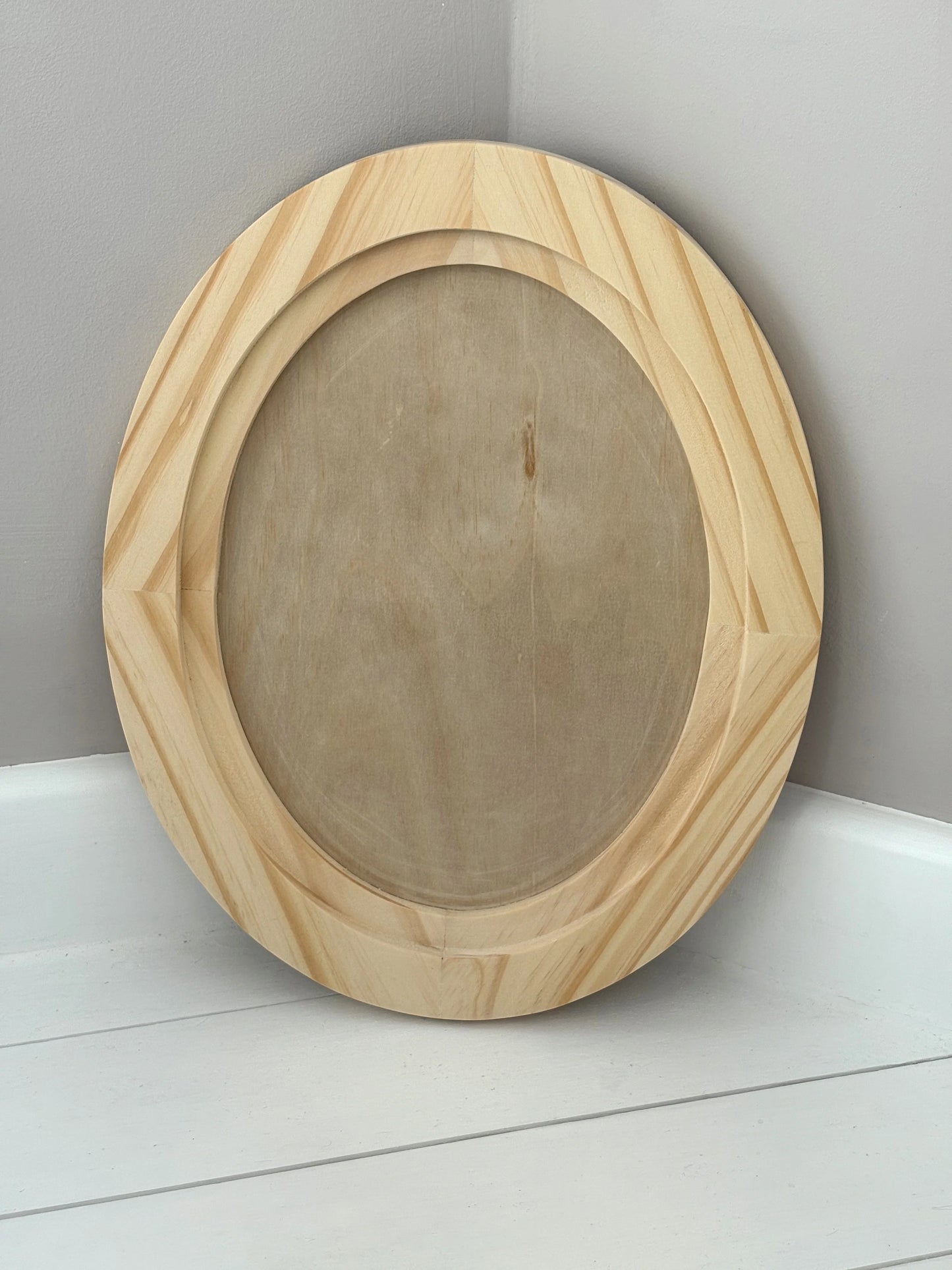 IOD OVAL WOOD GALLERY BLANK 12.7X15.7
