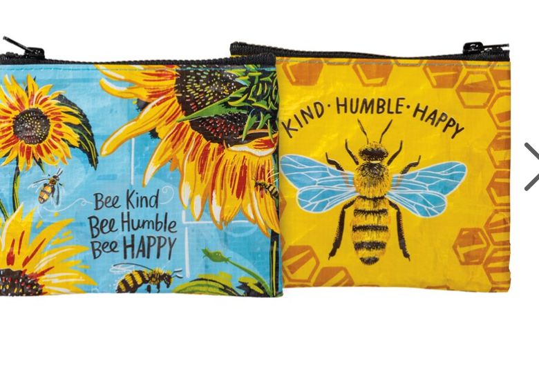 Zippered Wallet Bee Kind