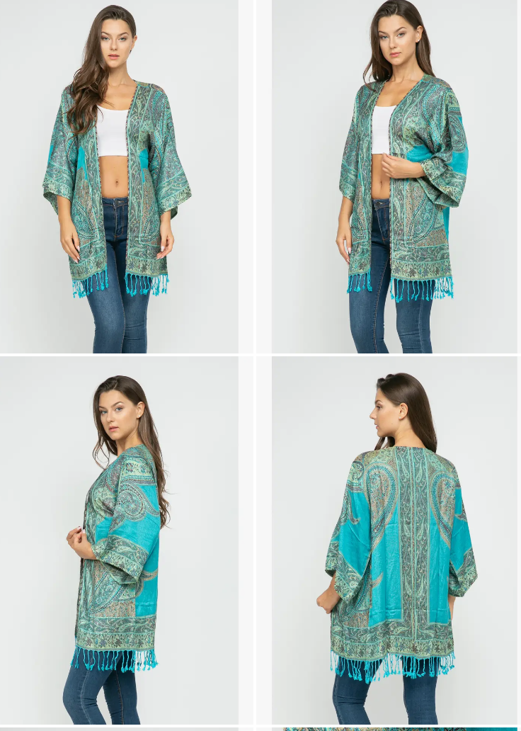 Kimono With Tassels