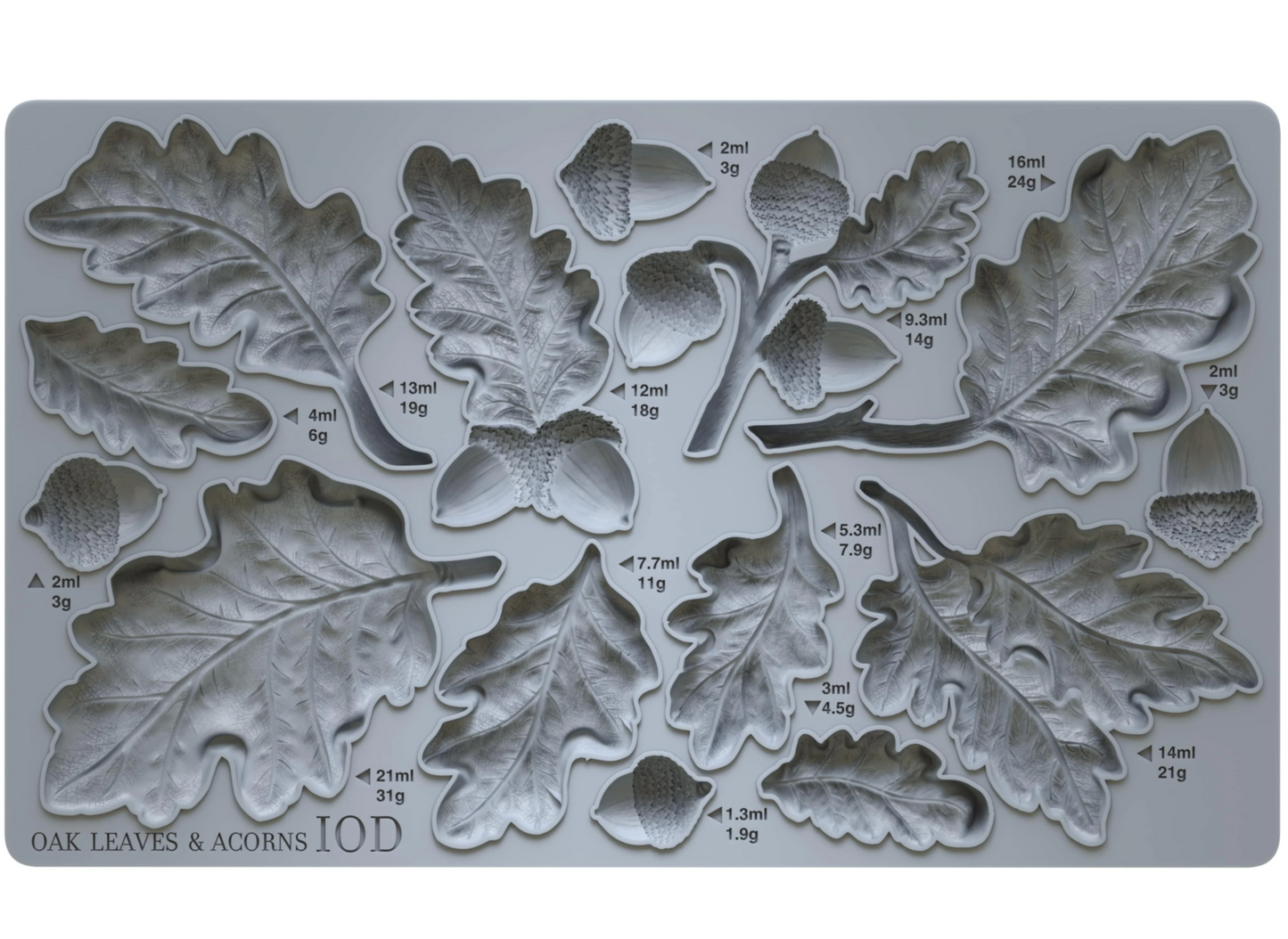Oak Leaves and Acorns Mould