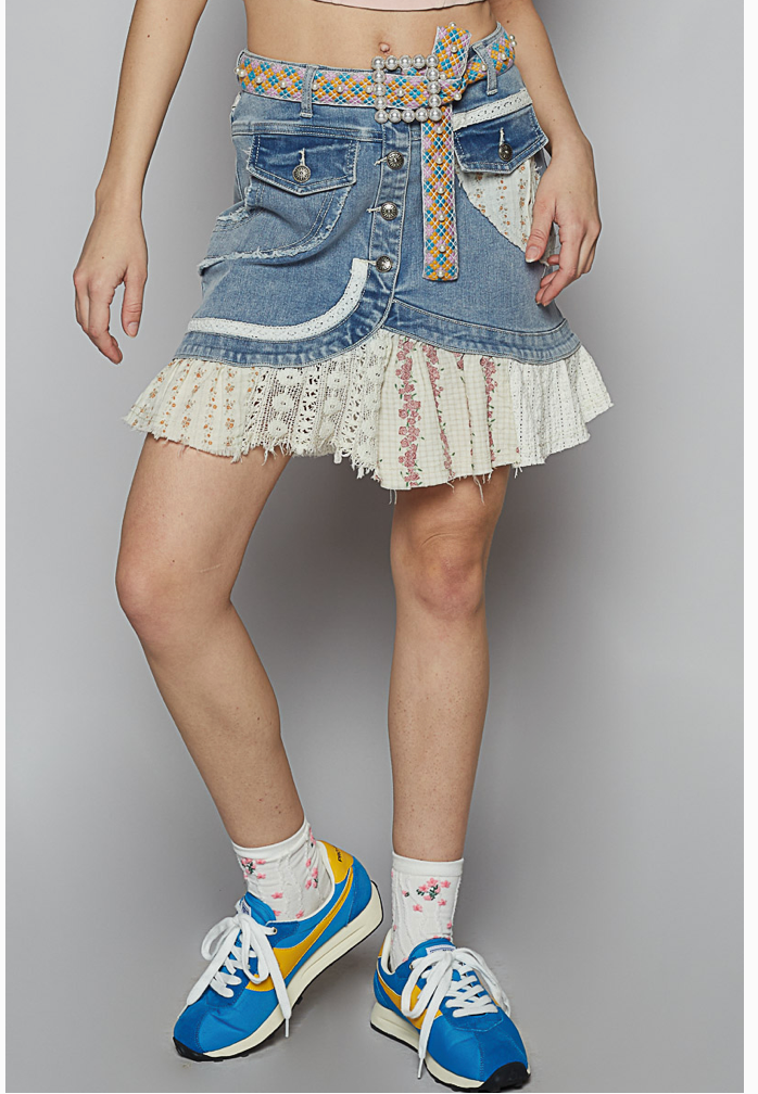 Sassy Patchwork Skirt
