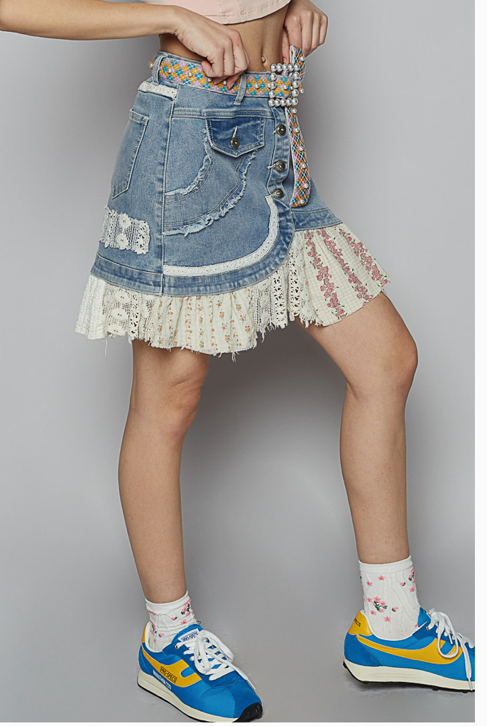 Sassy Patchwork Skirt
