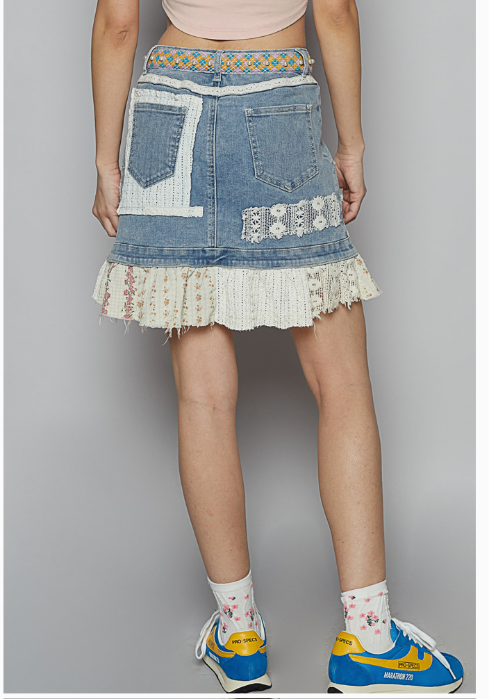 Sassy Patchwork Skirt