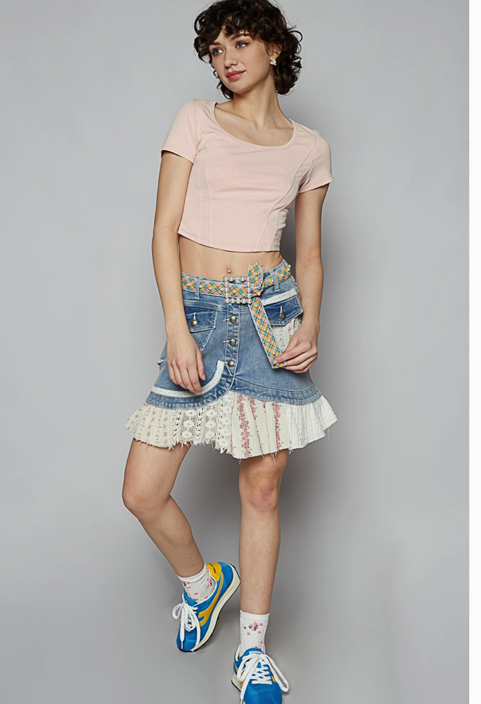 Sassy Patchwork Skirt