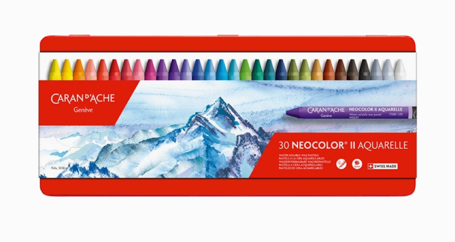 Set of 30 Neocolor™ Ii Pastels in Metal Box