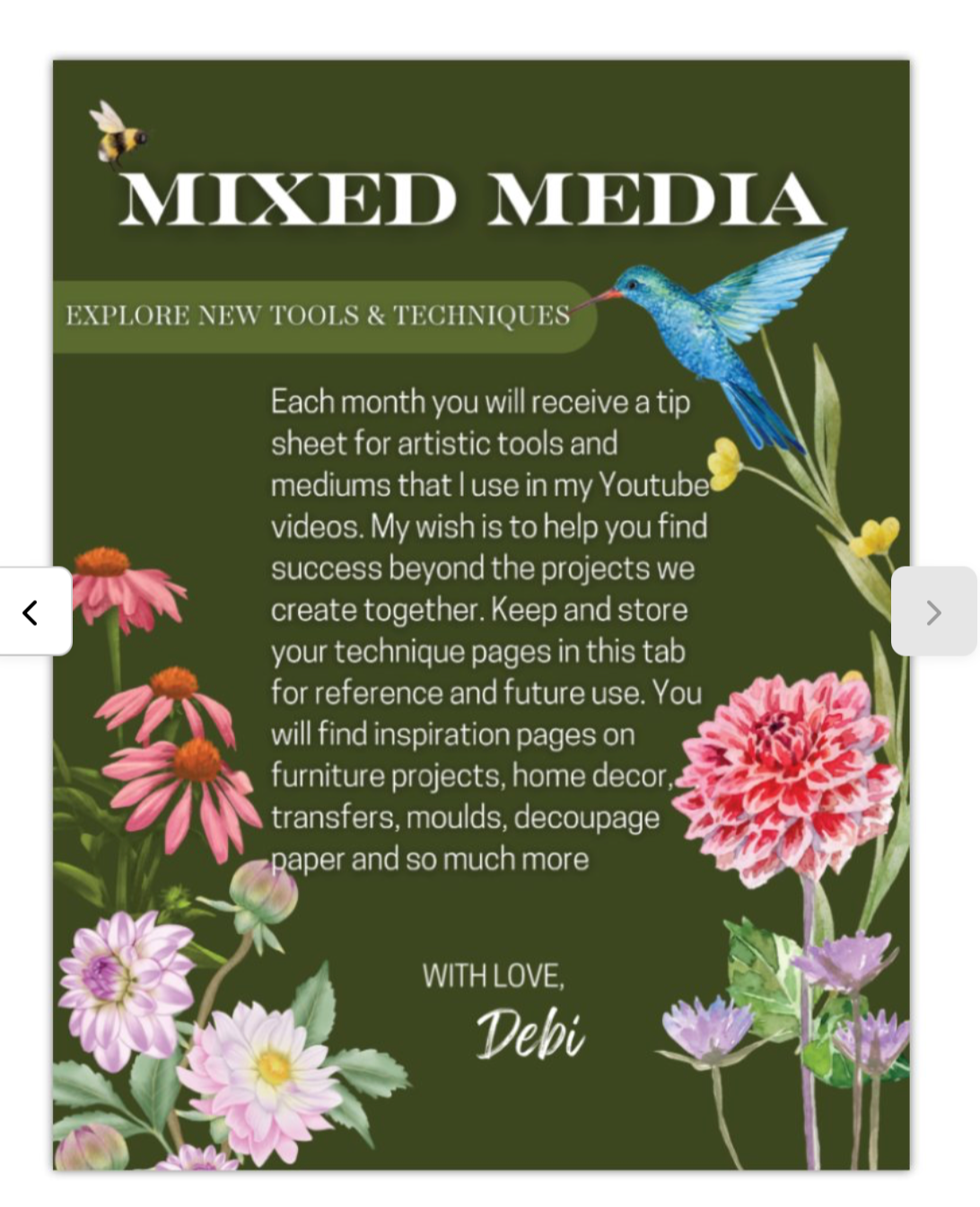 Subscription box Organizer workbook