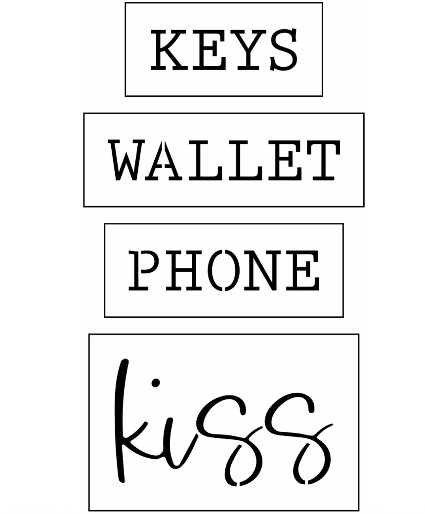 Keys Wallet Phone Kiss Sign Bar Kit | Keys Wallet Phone Kiss Sign Bar Kit