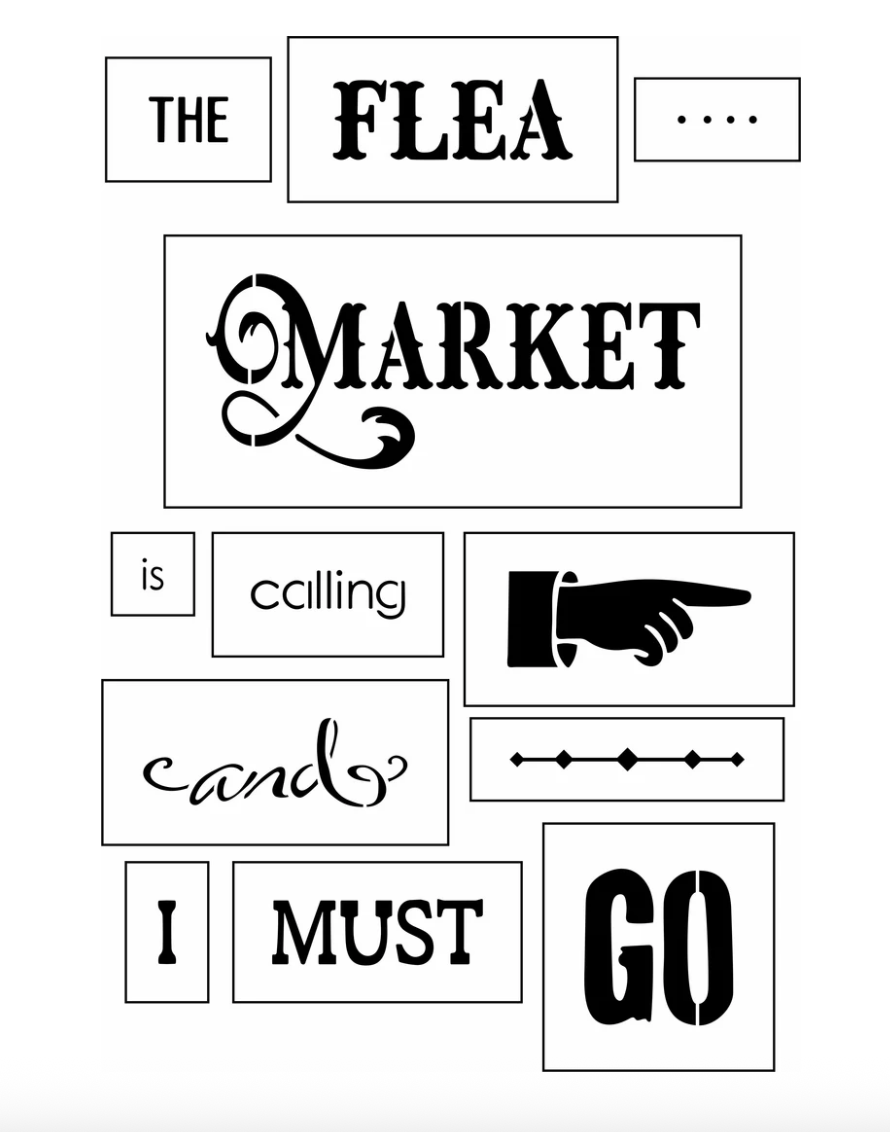 The Flea Market Sign Bar Kit