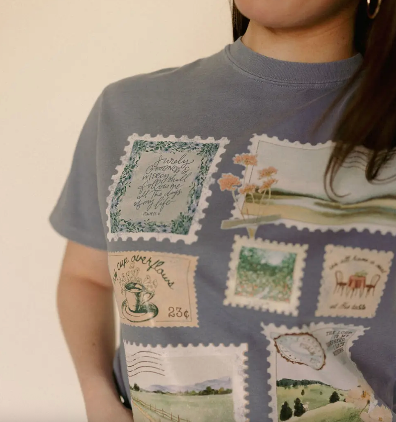 Psalm 23 Stamp ~Tee