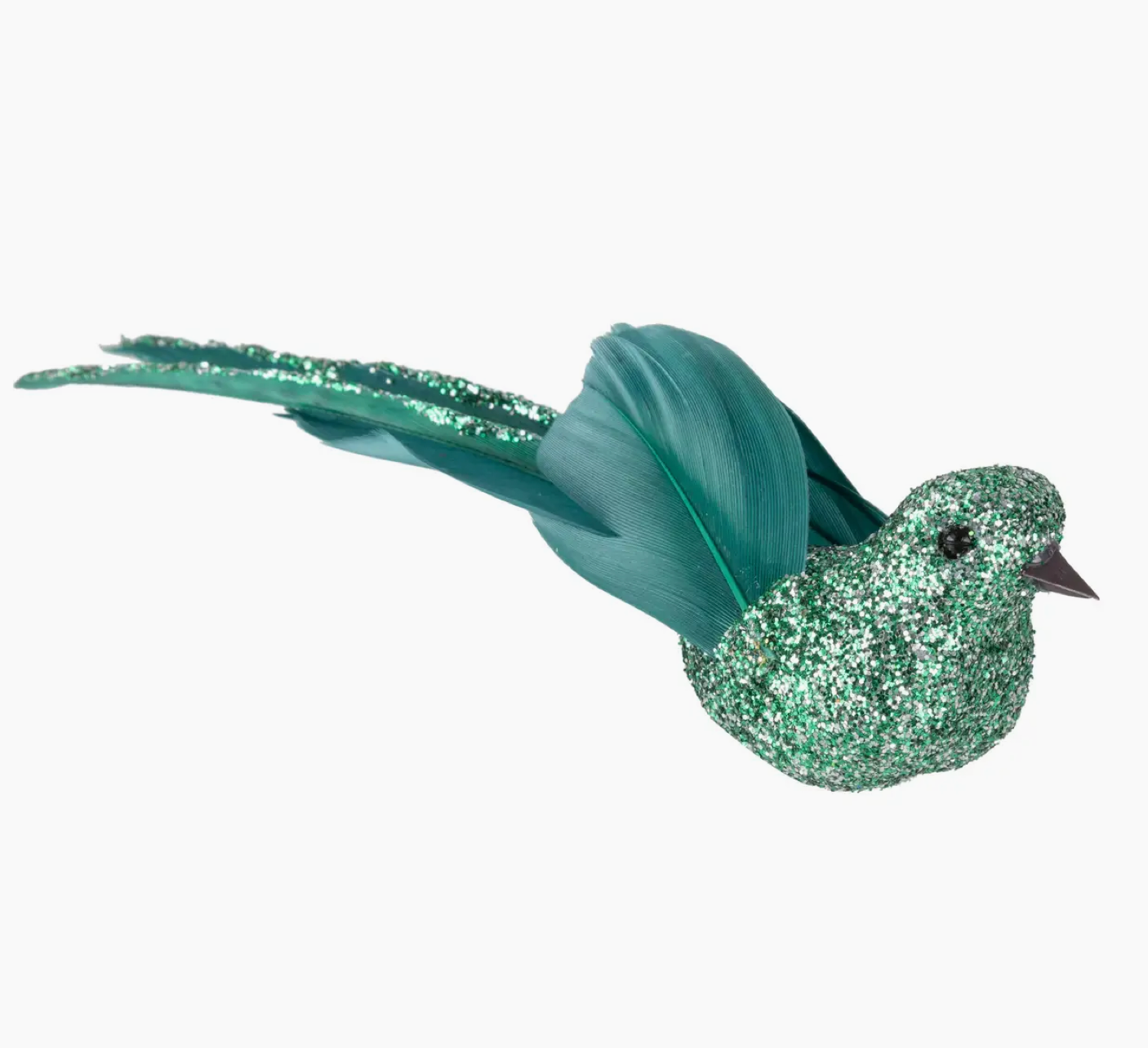 GreenGlitter Clip-on Ornament