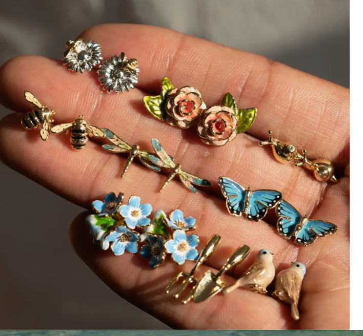 English Bird Stud ~ Earrings