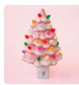 Vintage Christmas Tree Night Light