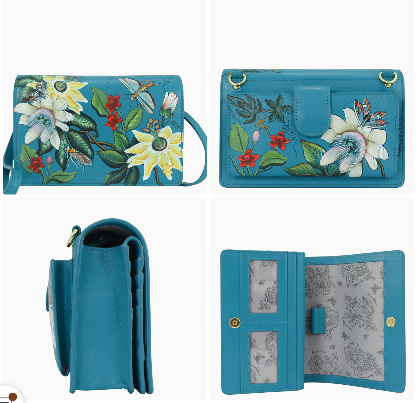 4 in 1 Organizer Crossbody Turquoise