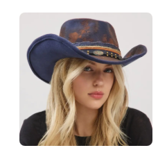 Vintage Inspired Beaded And Distressed Hat