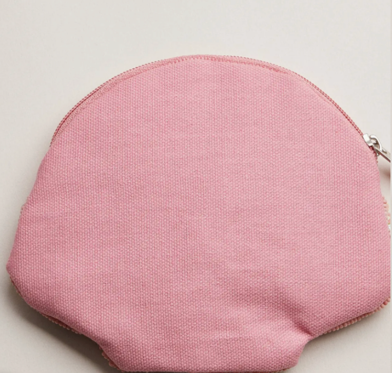 Seashell Beaded Coin Purse