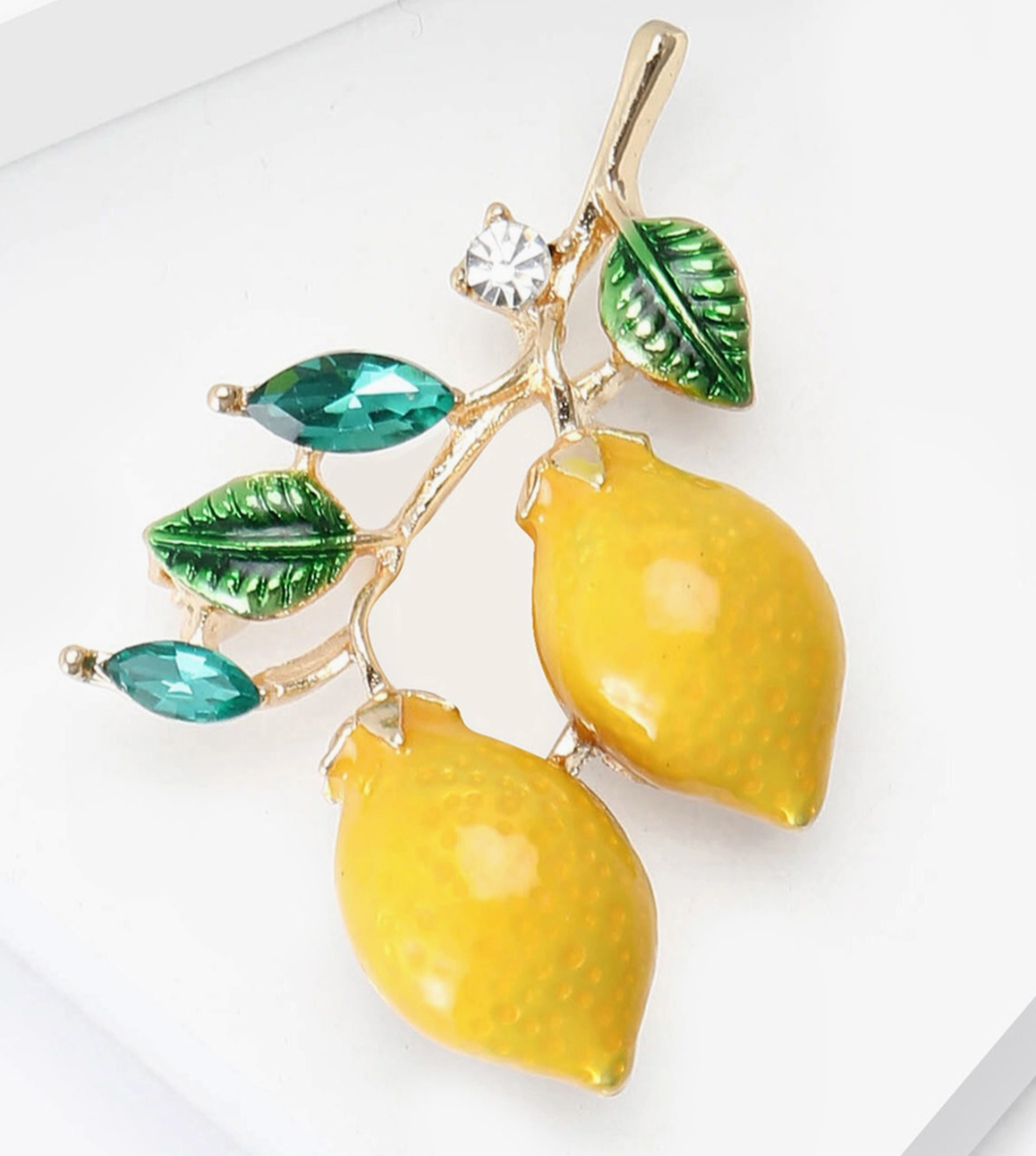 Lemon Branch Brooch