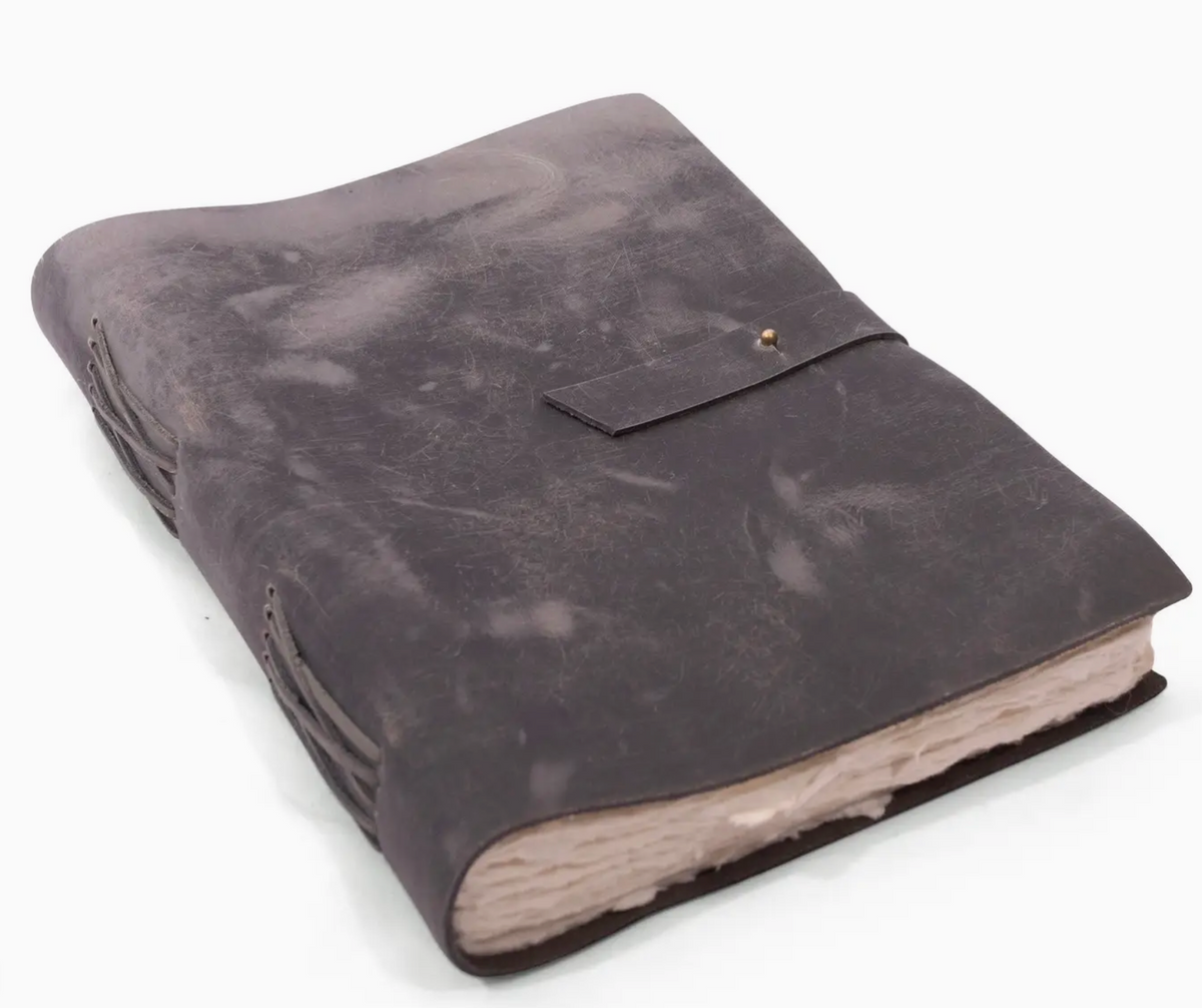 Ash Oiled Leather Journal~Medium