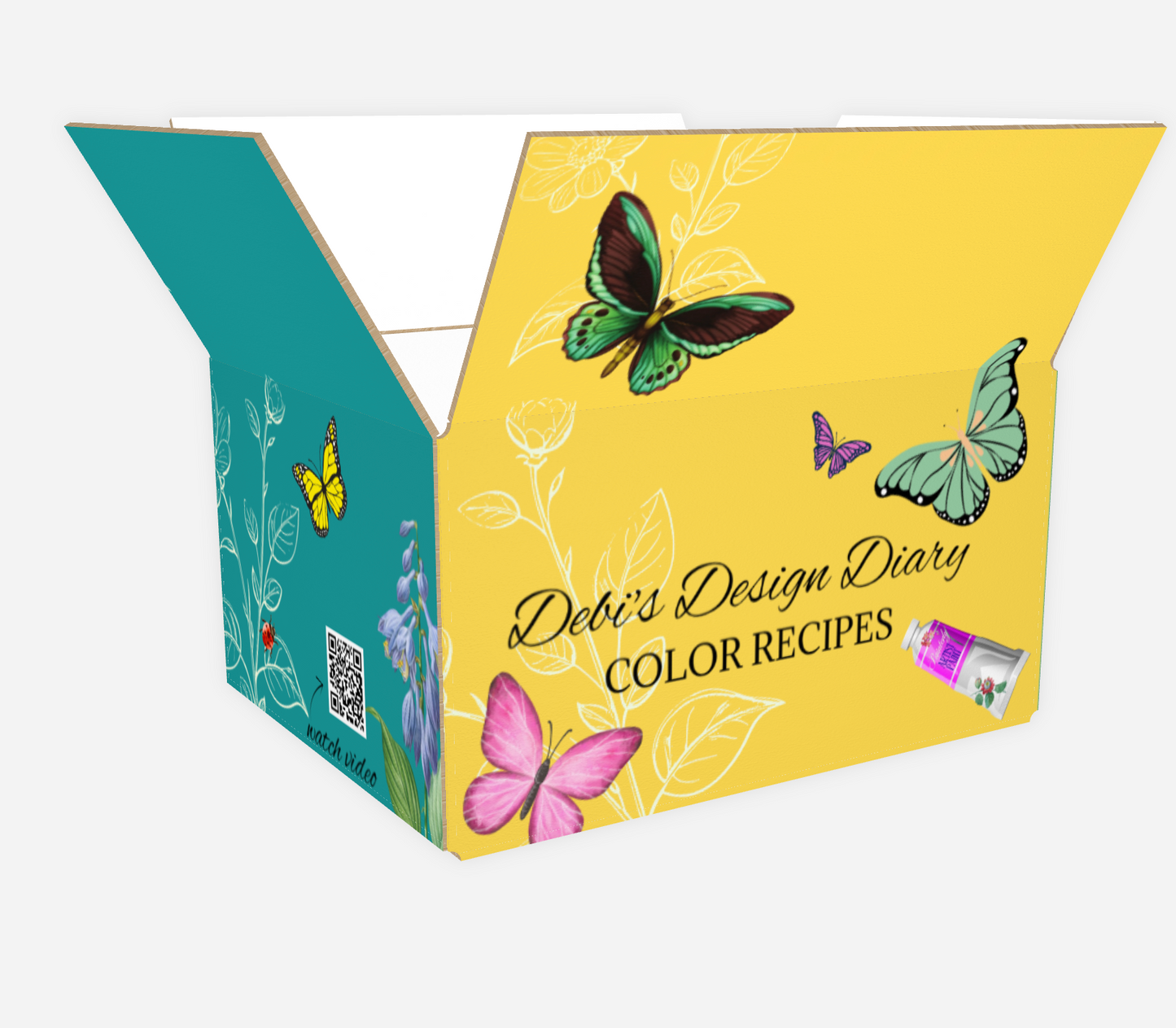 Creative Box- a Monthly RECURRING Subscription "Creative Stencil & Paint Class in a Box" (limited edition)