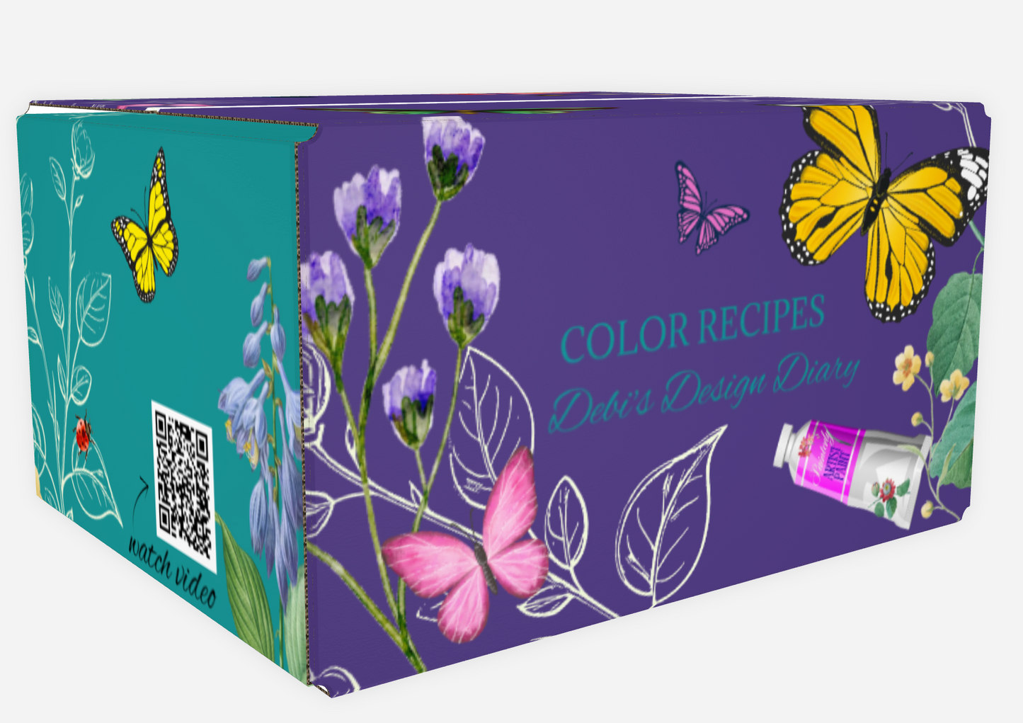 Creative Box- a Monthly RECURRING Subscription "Creative Stencil & Paint Class in a Box" (limited edition)