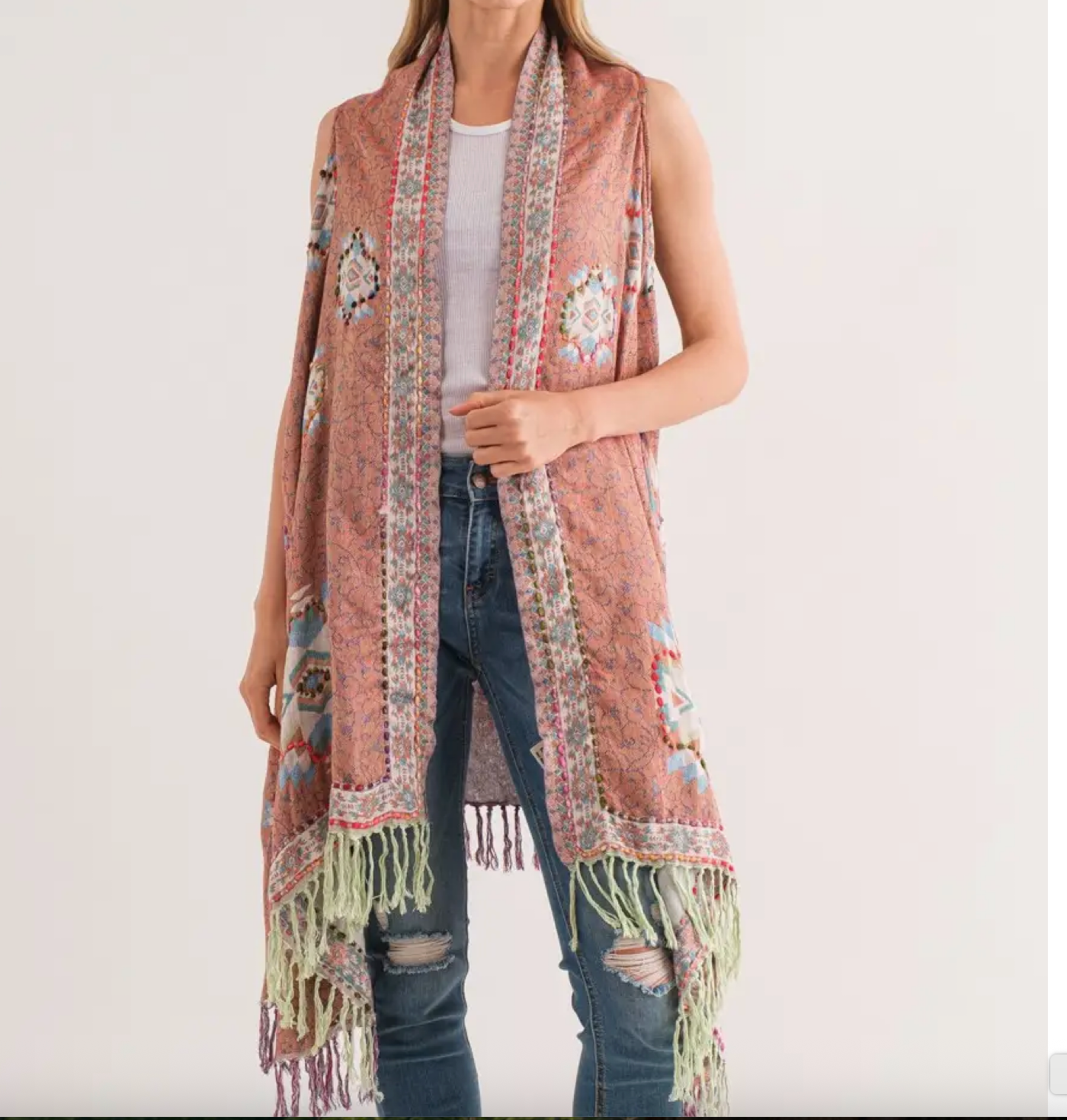 Embroidered Vest