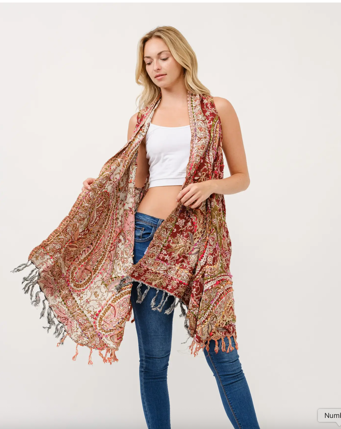 Embroidered Vest