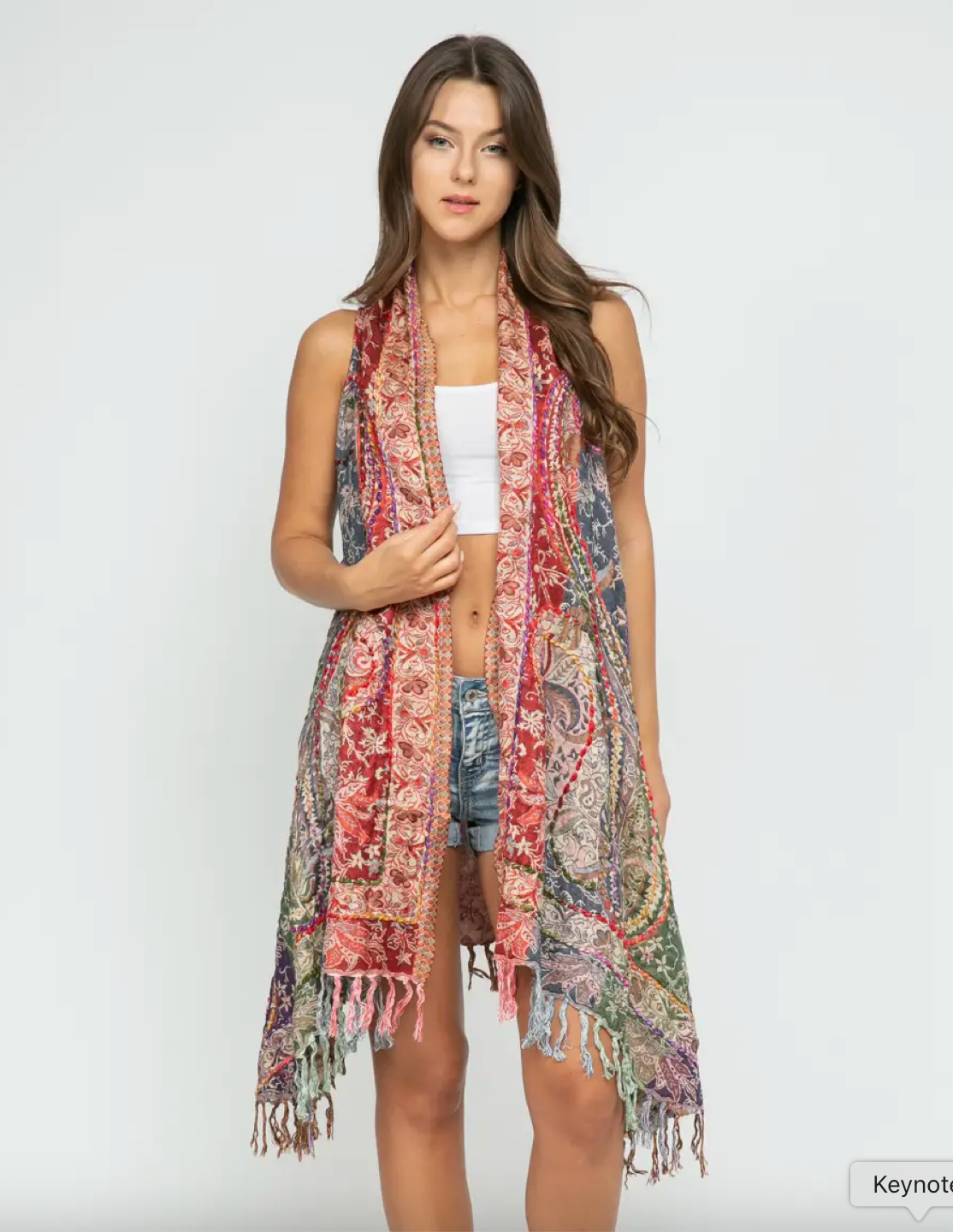 Embroidered Vest