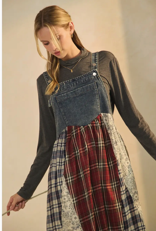 Sleeveless Denim Dress