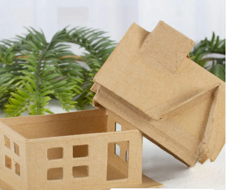 Paper Mache House Box