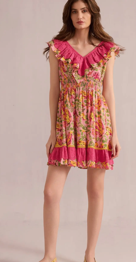 Pink and Peach Dress