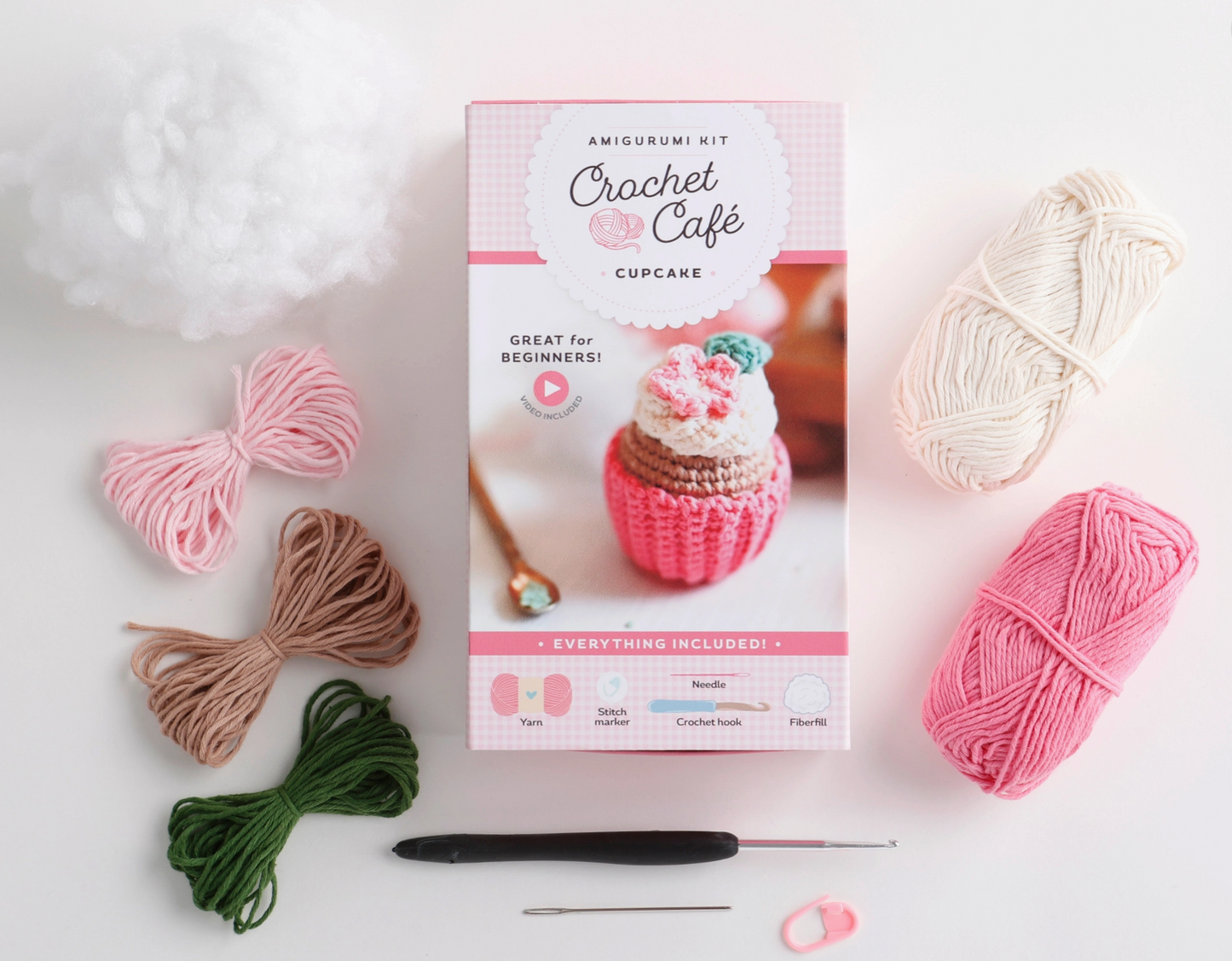 Crochet cupcake