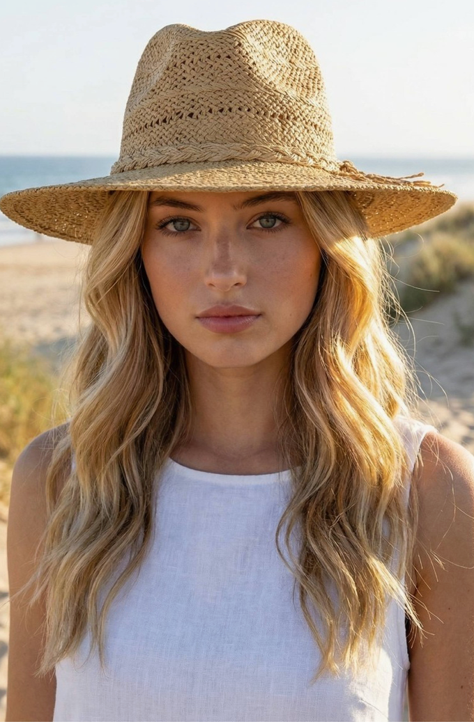 Braided Rope Band hat