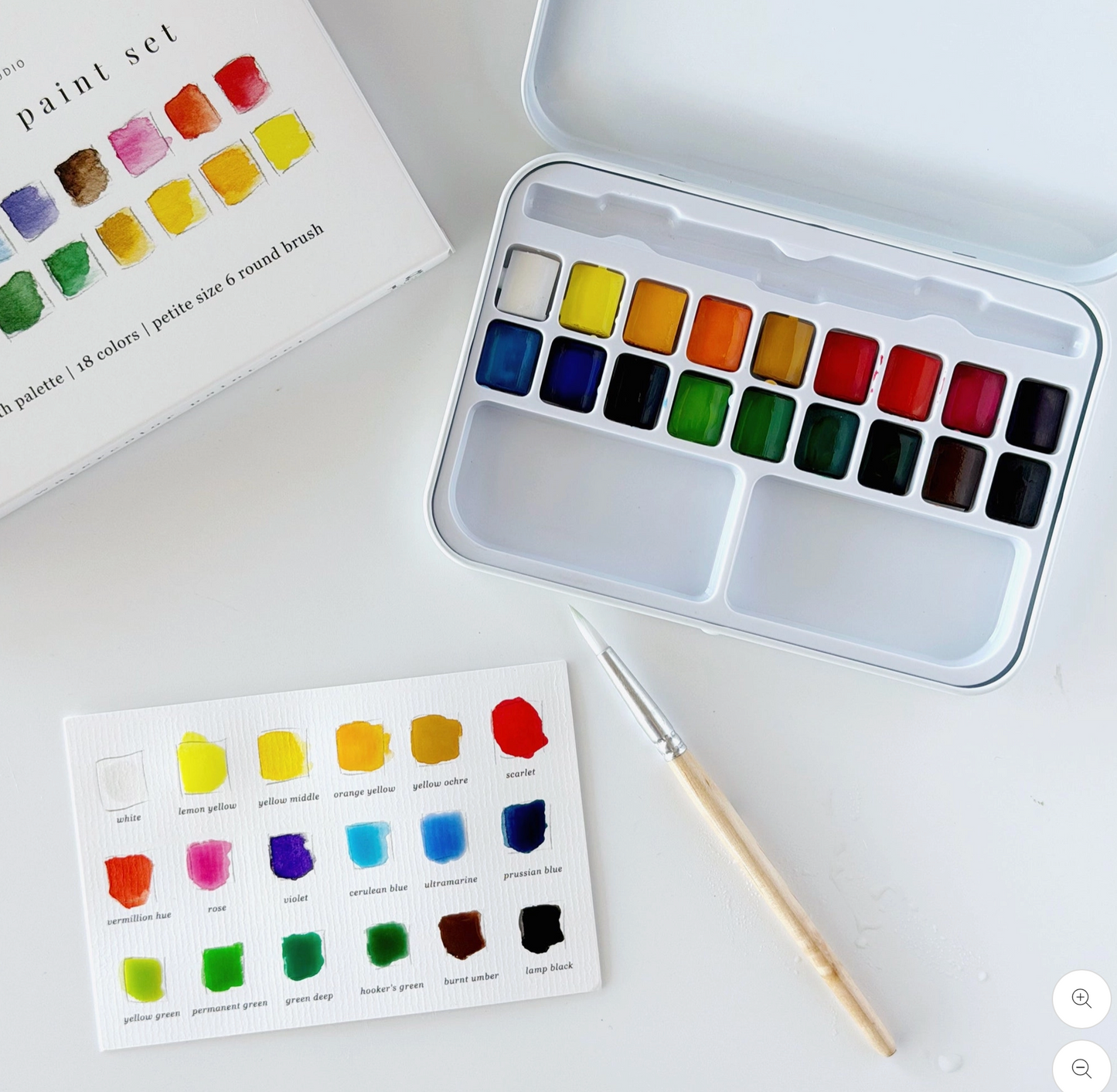 Watercolor Paint Set 18 Colors