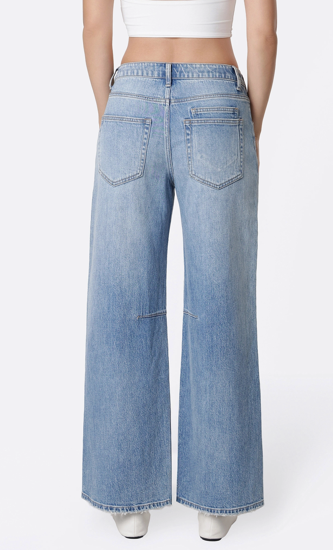 Jeans- High Rise Patchwork