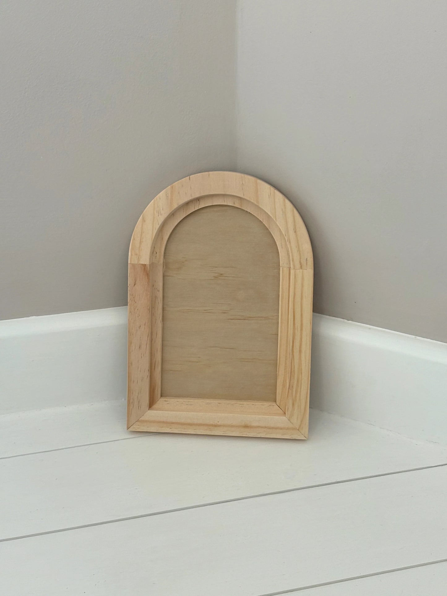 IOD ARCHED WOOD GALLERY BLANK 7X10